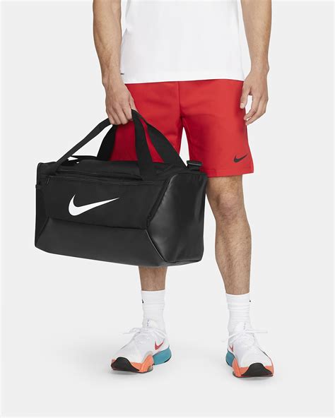 nike brasilia duffel small zwarte sporttas
